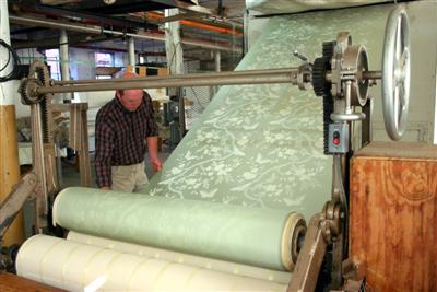 Hand Screen Printed Fabric Manufacturing