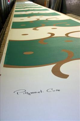 Hand Screen Printed Fabric for Textile Designers, prepped, printed, inspected and shipped from our Mill